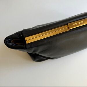 Frenzlauer Pochette Clutch in Black Nappa Leather NWT